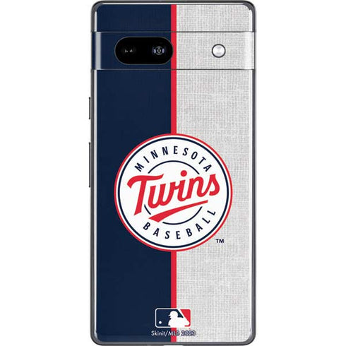 MLB Minnesota Twins Split Google Pixel 7a Skin